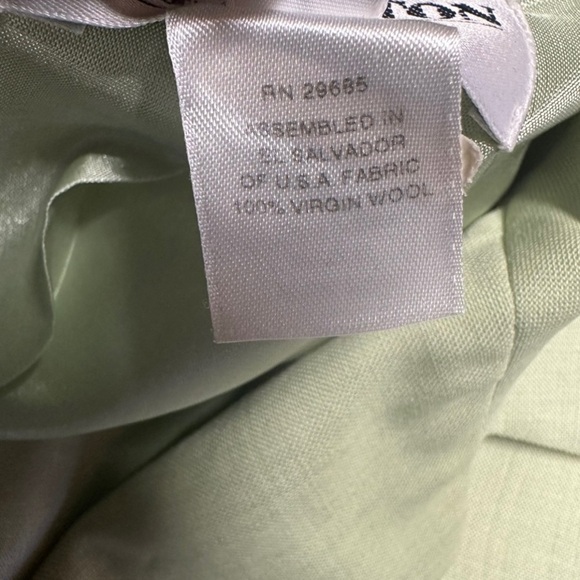 VTG Pendleton Women’s 100% Virgin Wool Green Blazer Jacket ~ Like New ~ Sz 4 - Picture 6 of 9